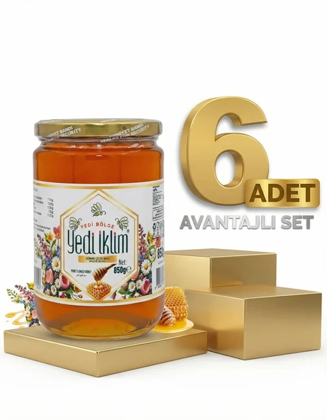 Afia Yedi İklim Süzme Çiçek Bal 6x850 Gr ürün görseli 1
