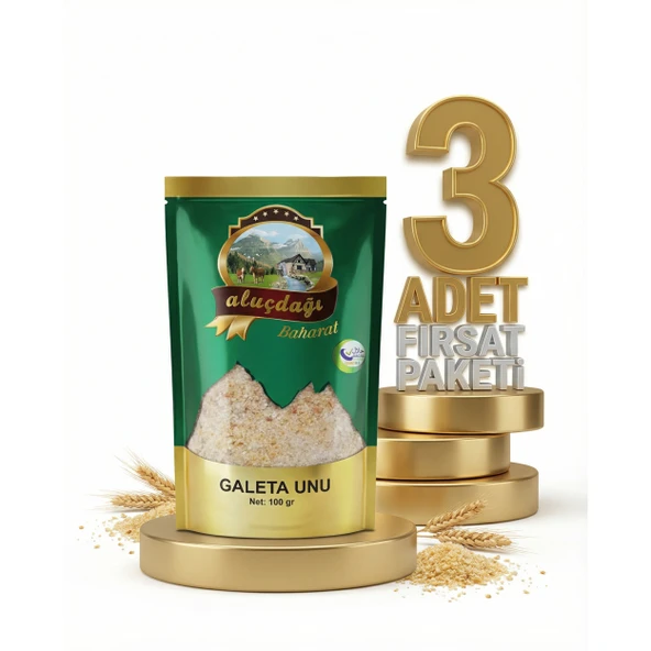 Aluçdağı Galeta Unu 3x100 Gr ürün görseli 1