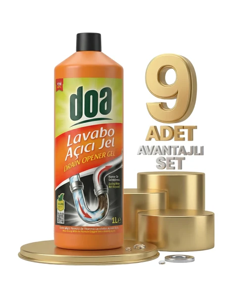 Doa Lavabo Açıcı Jel 9x1000 Ml - Resim 2