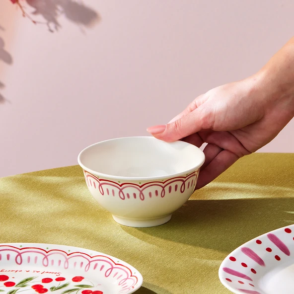 Karaca Cherry Time Fiyonklu Çerezlik 11 cm - Resim 3