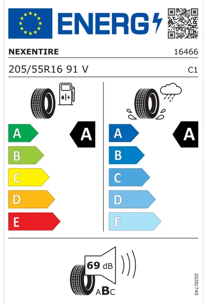 NEXEN N'BLUE S A-A 205/55R16 91V Yaz Lastiği - 2026 ürün görseli 1