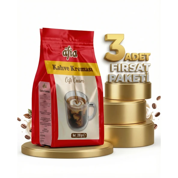 Afia Kahve Kreması 3x200 Gr ürün görseli 1