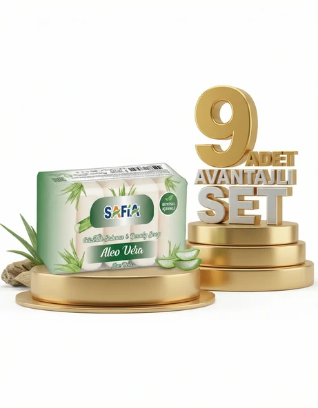 Safia Aloe Vera Güzellik Sabunu 9x275 Gr ürün görseli 1