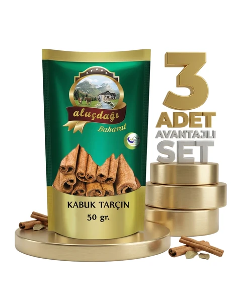 Aluçdağı Kabuk Tarçın 3x50 Gr ürün görseli 1