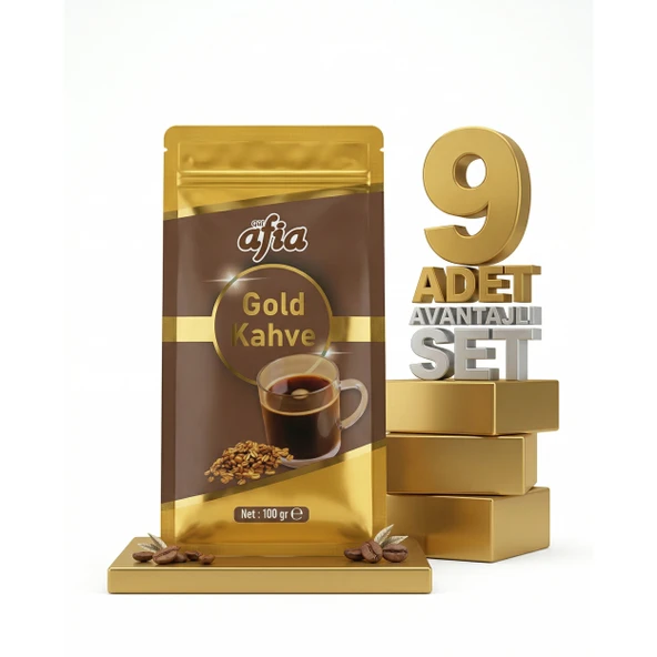 Afia Gold Kahve 9x100 Gr - Resim 2