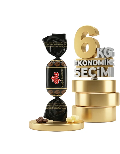 Afia Tereyağlı ve Kahveli Şeker 6x1 Kg ürün görseli 1