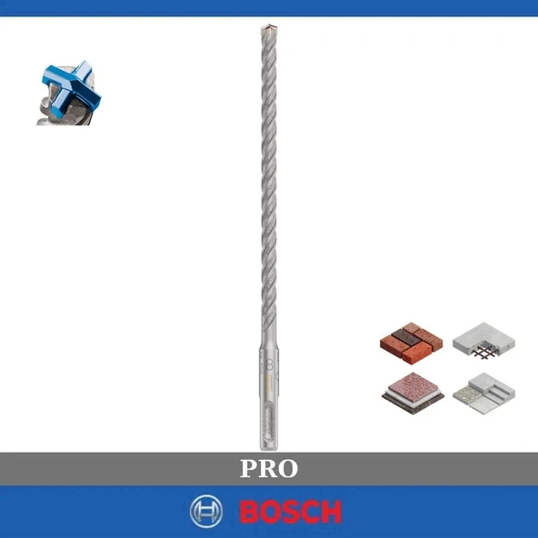 BOSCH PRO SDS PLUS-5X 8X210  MM - Resim 2