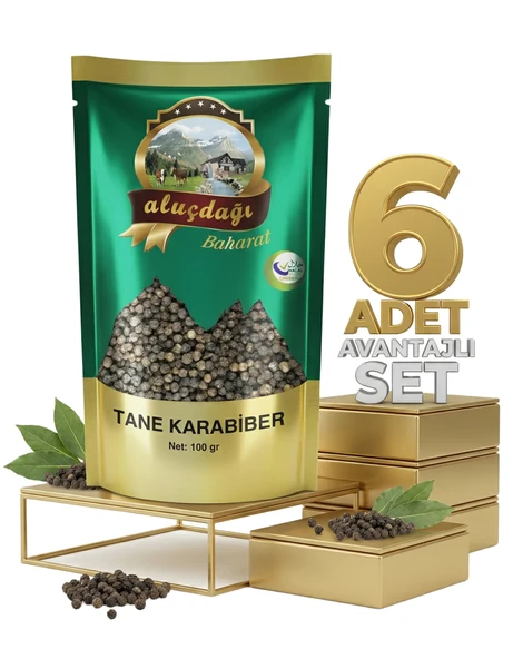 Aluçdağı Tane Karabiber 6x100 Gr - Resim 2