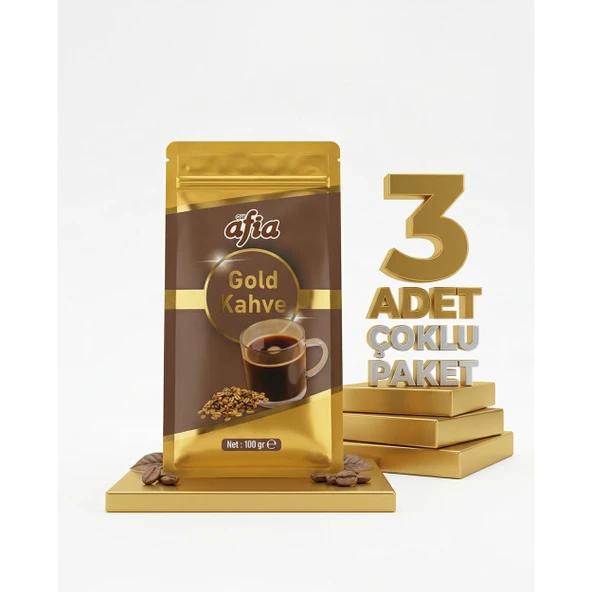Afia Gold Kahve 3x100 Gr ürün görseli 1