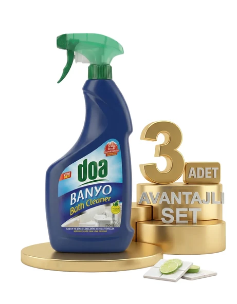 Doa Banyo Temizleyici 3x750 Ml - Resim 2