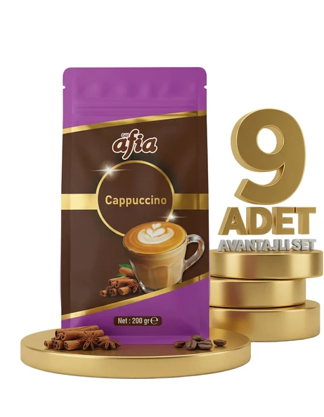 Afia Kapuçino 9x200 Gr ürün görseli 1