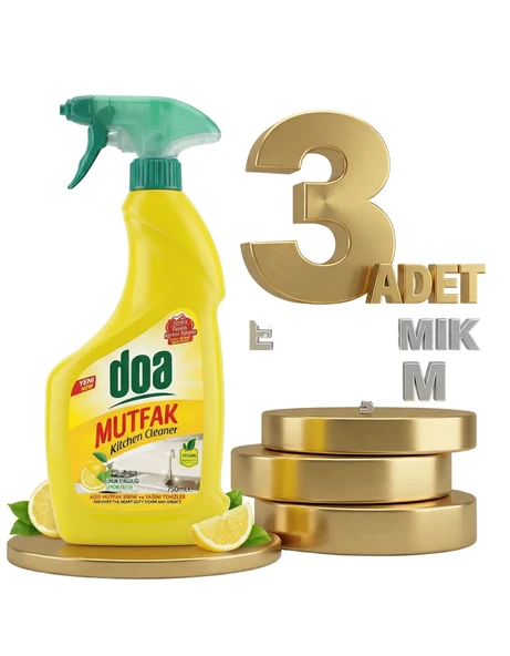 Doa Mutfak Temizleyici 3x750 Ml - Resim 2