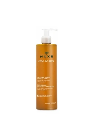 Nuxe Reve De Miel Hassas Ciltler İçin Yüz ve Vücut Yıkama Jeli 400 ml ürün görseli 1