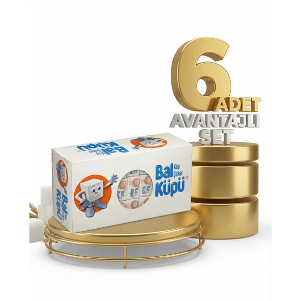 Balküpü Elite Küp Şeker 6x750 Gr ürün görseli 1