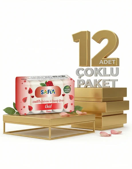 Safia Gül Güzellik Sabunu 12x275 Gr ürün görseli 1