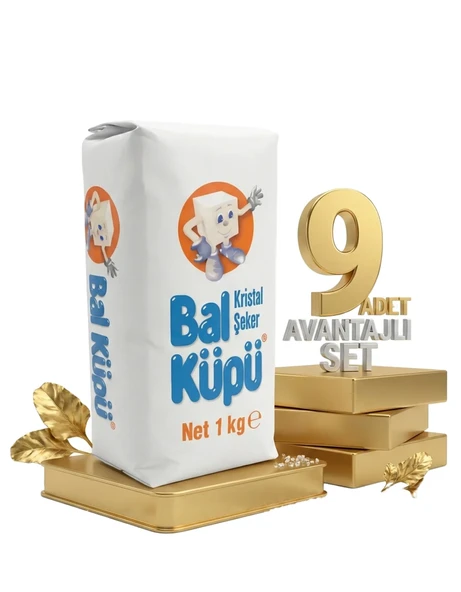 Balküpü Toz Şeker 9x1 Kg ürün görseli 1