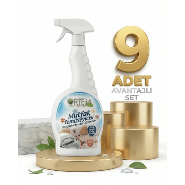 Ortem Mutfak Temizleyici 9x1 Kg ürün görseli 1