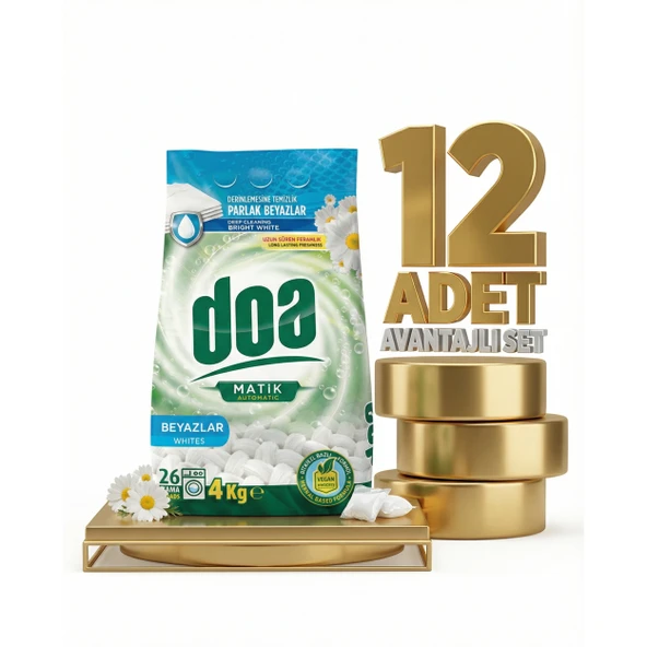 Doa Matik Deterjan Beyazlar 12x4 Kg ürün görseli 1