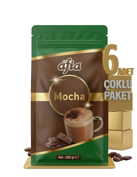 Afia Mocha Kahve 6x200 Gr ürün görseli 1