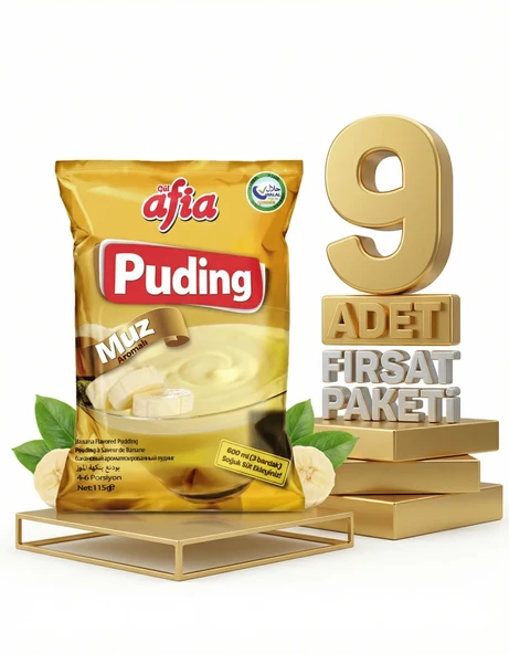 Afia Muzlu Puding 9x125 Gr ürün görseli 1