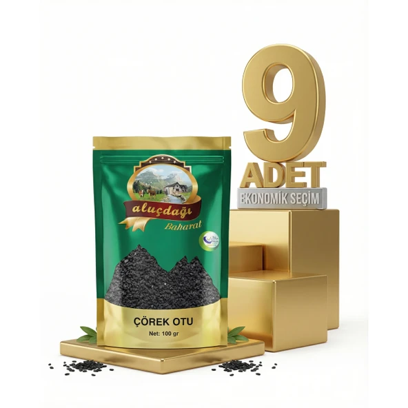 Aluçdağı Çörek Otu 9x100 Gr ürün görseli 1