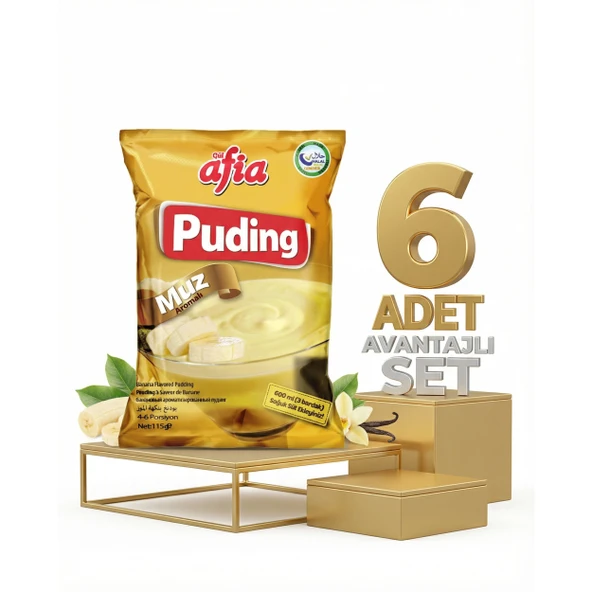 Afia Muzlu Puding 6x125 Gr - Resim 2