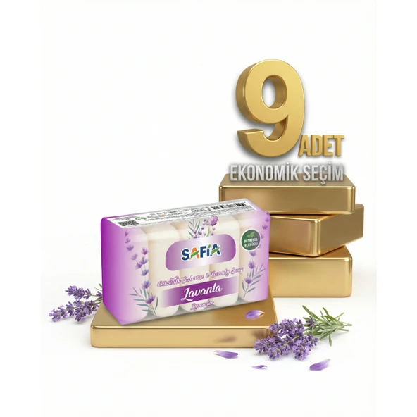 Safia Lavanta Güzellik Sabunu 9x275 Gr ürün görseli 1