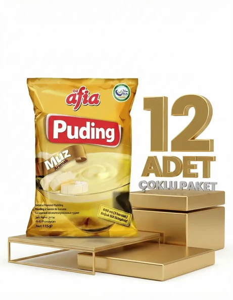 Afia Muzlu Puding 12x115 Gr - Resim 4