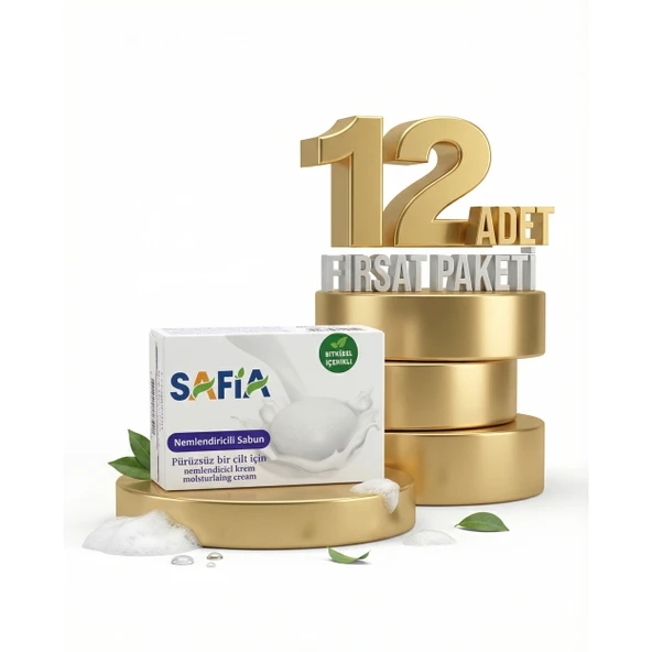 Safia Nemlendirici Güzellik Sabunu 12x90 Gr ürün görseli 1