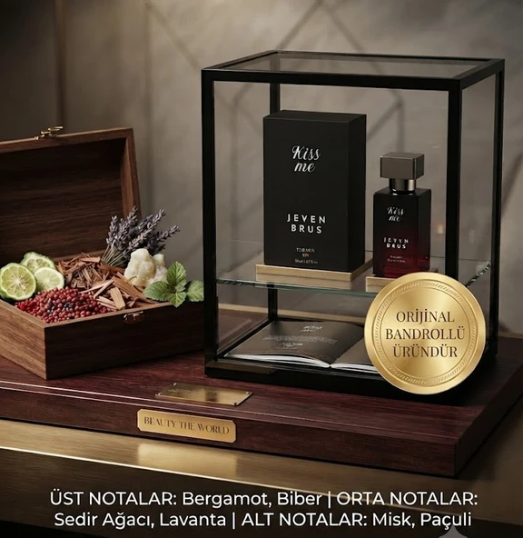 Jeven Brus Kiss Me Parfüm 50 ml Özel Seri Erkek Edp ürün görseli 1