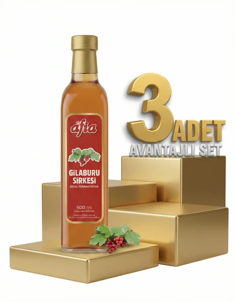 Afia Gilaburu Sirkesi Şişe 3x500 Ml ürün görseli 1