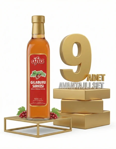 Afia Gilaburu Sirkesi Şişe 9x500 Ml ürün görseli 1
