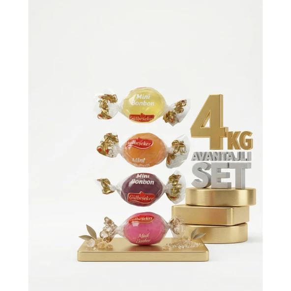Afia Meyveli Mini Bonbon Şeker 4x1 Kg ürün görseli 1