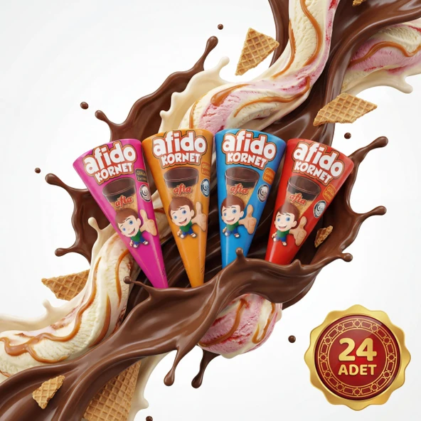 Afia Afido Kornet 24x25 Gr - Resim 5