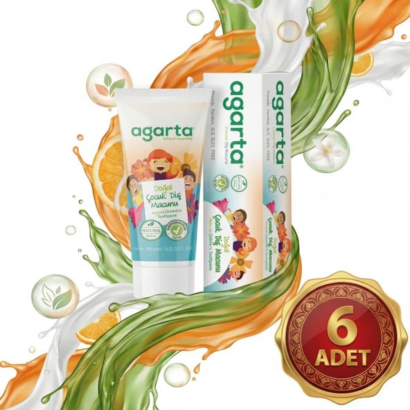 Agarta Çoçuk Diş Macunu 6x75 Ml - Resim 3