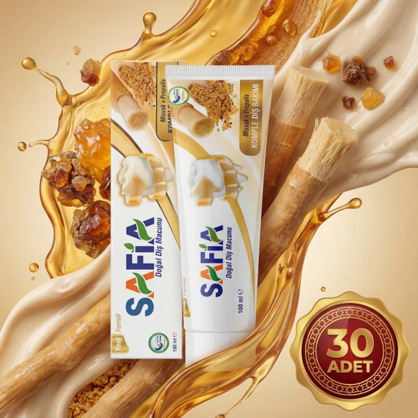 Safia Diş Macunu Misvak ve Propolis 30x100 ml - Resim 3