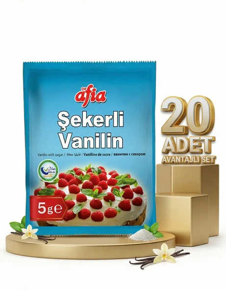 Afia Şekerli Vanilin 20x10lu - Resim 2
