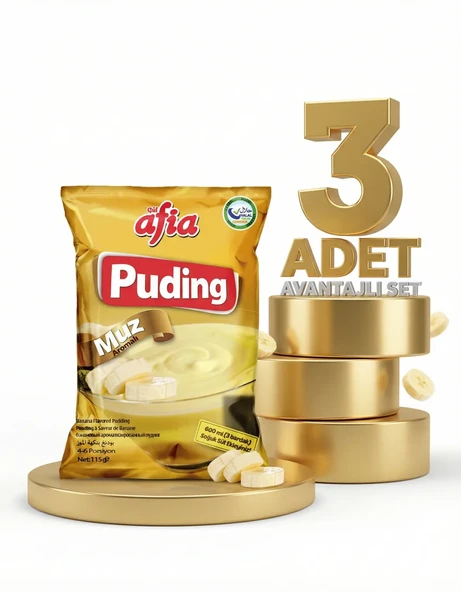 Afia Muzlu Puding 3x125 Gr - Resim 2
