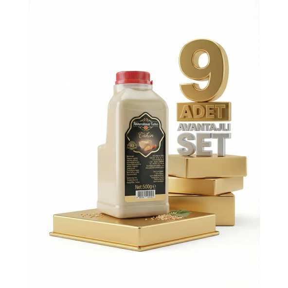 Abdurrahman Tatlıcı Tahin  9x500 Gr ürün görseli 1