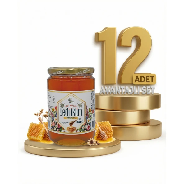 Afia Yedi İklim Süzme Çiçek Bal 12x850 Gr ürün görseli 1