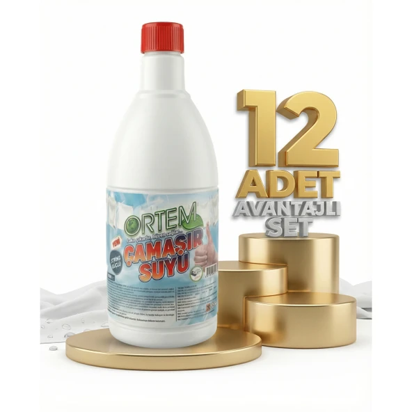 Ortem Çamaşır Suyu 12x1 Kg ürün görseli 1