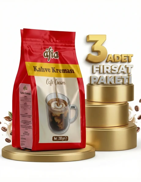 Afia Kahve Kreması 3x200 Gr - Resim 2