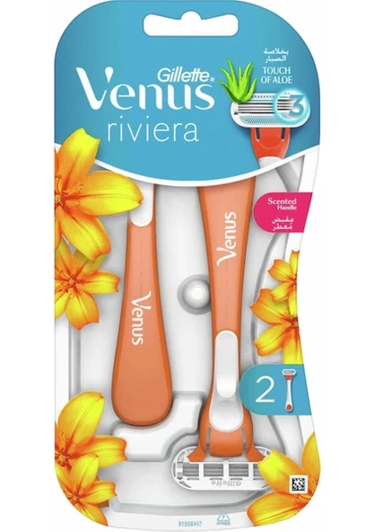 Gillette Venus Riviera Kullan At 2'li Kadın Tıraş Bıçağı ürün görseli 1