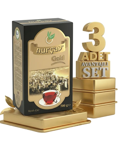 Nurçay Gold Kutu 3x500 GR - Resim 2