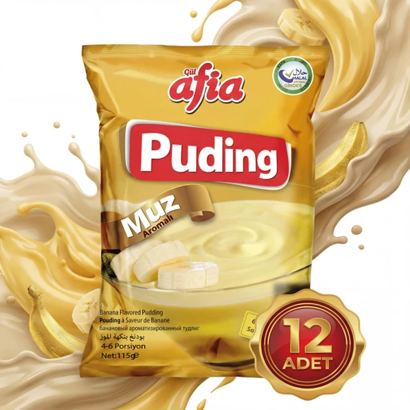 Afia Muzlu Puding 12x115 Gr - Resim 5