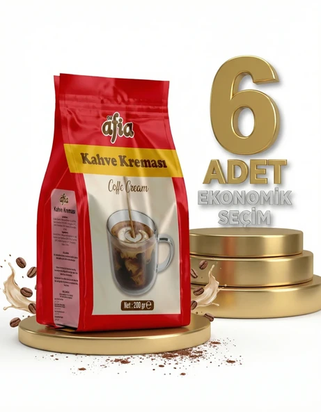 Afia Kahve Kreması 6x200 Gr - Resim 2