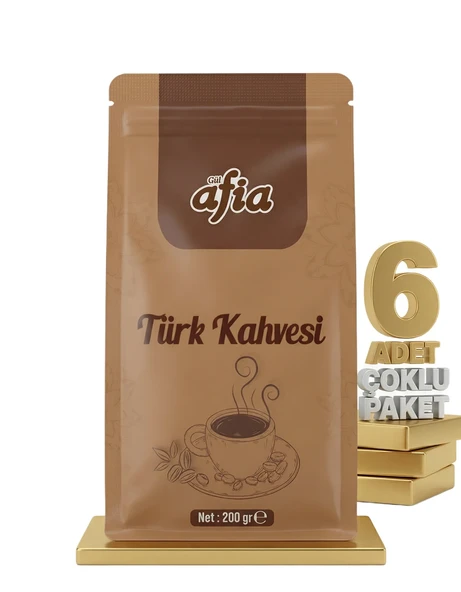 Afia Türk Kahvesi 6x200 Gr ürün görseli 1