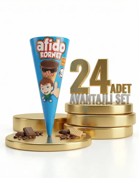 Afia Afido Kornet 24x25 Gr - Resim 3