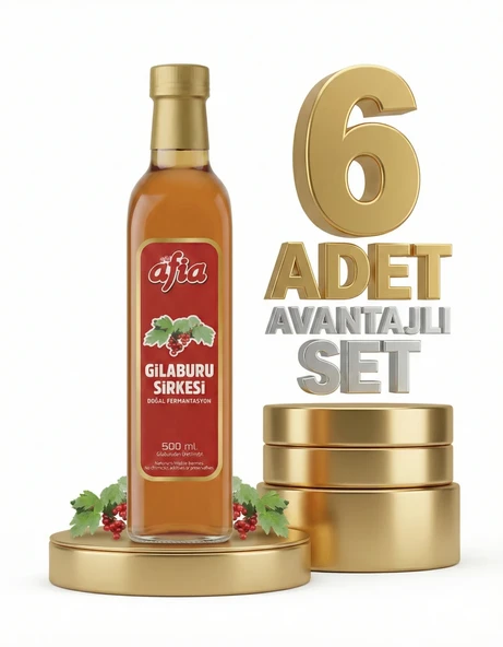 Afia Gilaburu Sirkesi Şişe 6x500 Ml - Resim 2