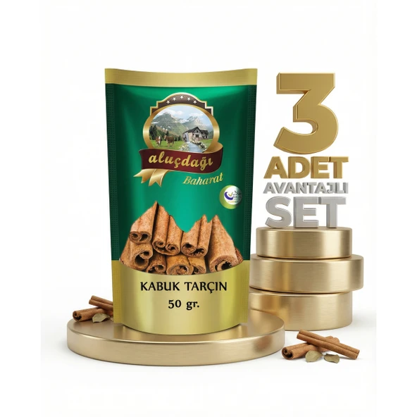 Aluçdağı Kabuk Tarçın 3x50 Gr - Resim 2